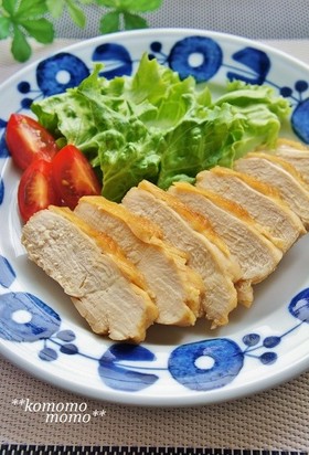 レンジで簡単!鶏むね肉の鶏チャーシュー風